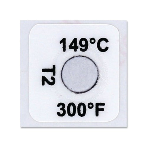 Tempil Series 21 Tempilable® Temperature Indicating Label, 300° F - 210 per PK - 26270