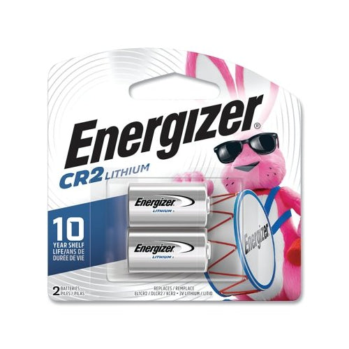 Energizer Cr2 Lithium Battery, 3V, 2 Pack - 24 per BX - EL1CR2BP2