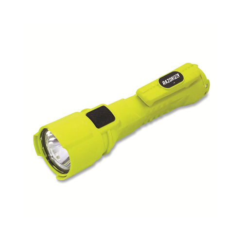 Bright Star Razor Led Flashlight, 3 Aa Batteries, High 325 Lumens, Low 125 Lumens, Dual Beam, Yellow - 12 per CA - 60170