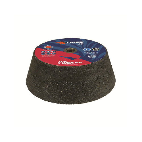Tiger Ao Type 11 Flaring Cup Grinding Wheel, 6 Inches Dia, 16 Grit, 5/8 Inches To 11 Arbor, Aluminum Oxide - 5 per BX - 68359