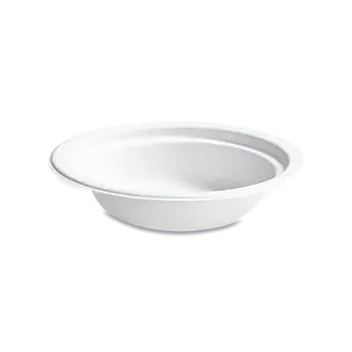Huhtamaki Chinet® Molded Fiber Tableware, 12 Oz, White, Bowl - 1 per CA - VITAL