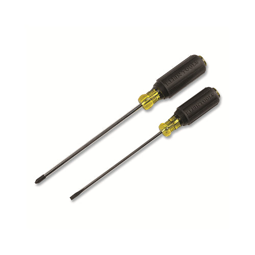 Klein Tools Cushion-Grip Screwdriver Set, 1/4 Inches Keystone, #2 Phil ...