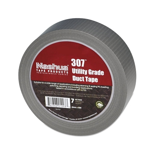Nashua Utility Grade Duct Tape, Silver, 48 Mm X 55 M X 7 Mil - 24 per BX - 1087239