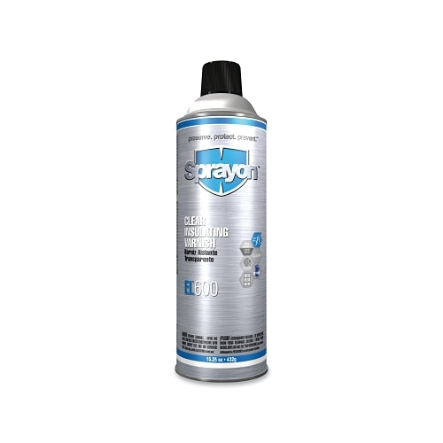 Sprayon El?600 Clear Insulating Varnish, 12 Oz Net, Clear - 12 per CA - SC0600000