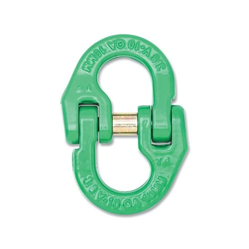 Campbell Quik-Alloy® Coupling Link, 3/8 In, 8800 Lb Load, Powder Coated Green, Grade 100 - 1 per EA - 5779235