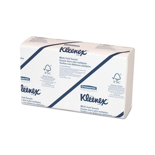 Kleenex Multi-Fold Paper Towels, Convenience, 9 1/5X9 2/5, White, 150/Pk - 8 per CA - 2046