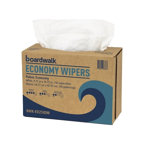 Boardwalk Scrim Wipers, 4-Ply, White, 9 3/4 X 16 3/4 - 1 per CT - BWKE025IDW