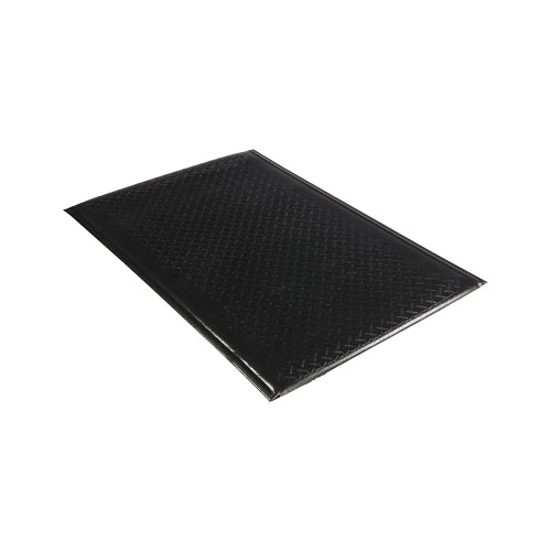 Guardian Floor Protection Soft Step Supreme Anti-Fatigue Floor Mat, 24 X 36, Black - 1 per EA - MLL24020301DIAM