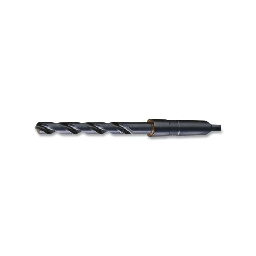 Cleline 1682 Series General Purpose Taper Shank Drill Bit, 45.00 Mm Cutting Diameter, 118° Point Angle, 359 Mm Oal, Black Oxide - 1 per EA - C21982