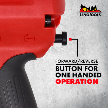 Teng Tools Pistolet à clé à chocs pneumatique composite réversible à entraînement carré de 3/4 po à couple élevé - ARWC34