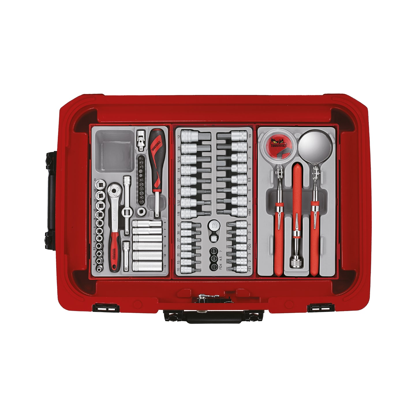 Teng Tools Juego de herramientas de servicio portátil de 193 piezas - SC03-KIT1
