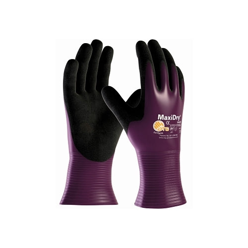 Pip Maxiflex Ultimate Seamless Knit Nylon/Lycra Gloves, Nitrile, 3Xlarge, Black/Gray - 12 per DZ - 34874XXXL