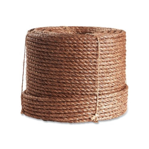 Orion Ropeworks Twisted Manila Rope, 100 Ft L, Manila, Natural, 1-1/4 Inches Dia, 3 Strand - 100 per CX - 330400-00100-60050