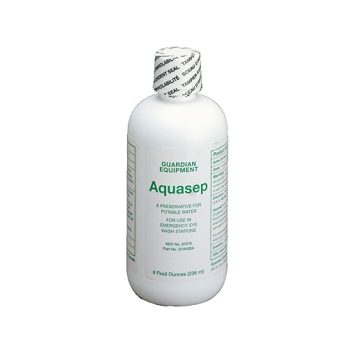 Guardian Aquaguard Gravity-Flow Eye Wash Refill, 8 Oz, Bacteriostatic Additive - 4 per CA - G1540BAR