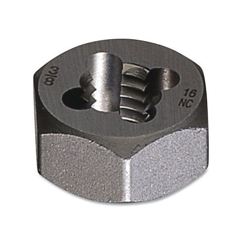 Troquel de reroscado hexagonal Cleline serie 0650 y 0650M, M7X1.0, acero al carbono, 0,275 pulgadas - 1 por EA - C29194