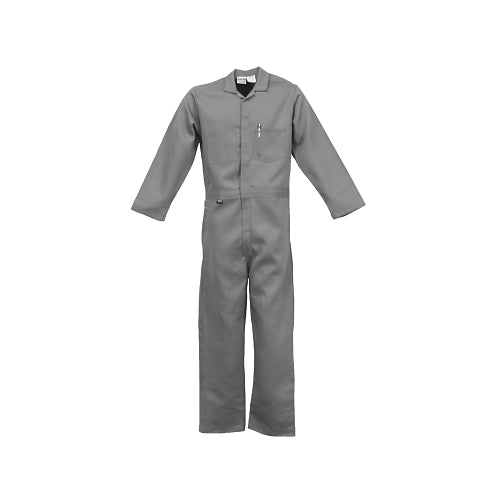 Stanco 681 Full-Featured Contractor Style Fr Coveralls, Gray, Medium - 1 per EA - FRC681GRYM