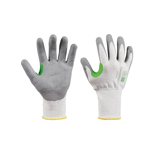 Honeywell Coreshield? A4/D Coated Cut Resistant Gloves, 8/M, Hppe/Basalt, Nitrile Micro-Foam, 13 Ga, Grey - 10 per BG - 240513W8M