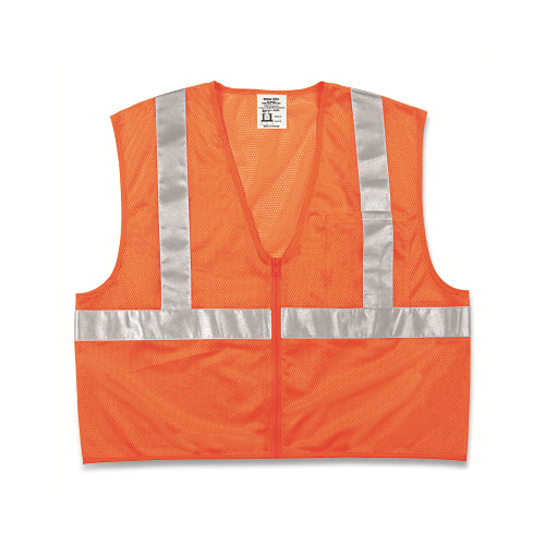 Mcr Safety Cl2Mop Luminator? Class 2 Safety Vest, 4X-Large, Fluorescent Orange - 1 per EA - CL2MOPX4