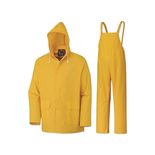 Pioneer 3-Piece Repel Rainwear, 0.35 Mm, Yellow, X-Large - 1 per EA - V3010460UXL