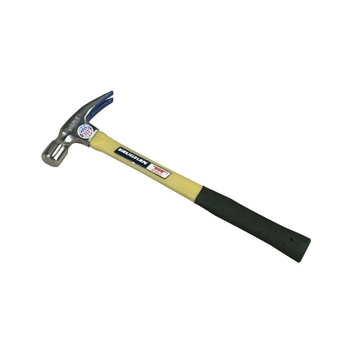 Vaughan Fiberglass Hammer, Milled Face, Forged Steel, Straight Handle, 16 In, 2.19 Lb - 1 per EA - FS999ML