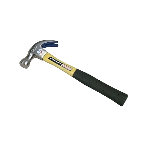 Vaughan Octagon Hammer, Forged Steel Head, Straight Fiberglass Handle, 14 In, 1.81 Lb - 4 per CTN - FS20