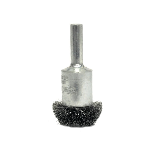 Weiler Stem-Mounted Circular Flared End Brush, Steel, 2-3/4 Inches X 0 ...