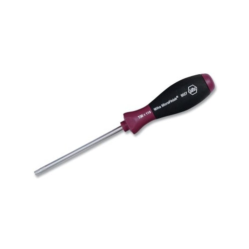 Wiha Tools Microfinish® Torx® Screwdriver, T15 X 80 Mm, 7.5 Inches Oal, Non-Slip Grip Handle - 1 per EA - 52716