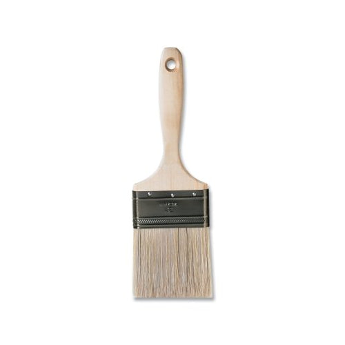Bestt Liebco One Coat? Trim/Wall White China Brush, 7/16 Inches Thick, 1 Inches W, Beavertail Style/Sanded Wood Handle - 12 per CTN - 996840100