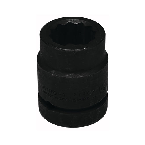 Wright Tool 1Inches Dr. Standard Impact Sockets, 1 Inches Drive, 3/4 In, 12 Points - 1 per EA - 8724