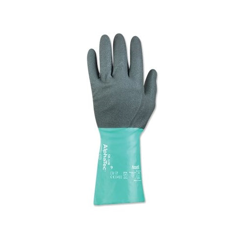 Ansell Alphatec® 58-128 Chemical-Resistant Gloves, Size 7, Grey, Nitrile - 12 per DZ - 121618