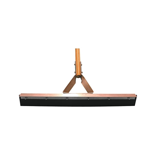 Magnolia Brush Non-Sparking Floor And Driveway Squeegee, Straight With Tapered Handle Socket, 18 In, Neoprene, Frame Only - 1 per EA - 4118TPN