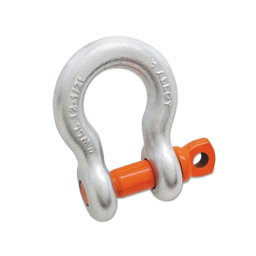 Campbell Alloy Anchor Galvanized Shackles, 1/2 Inches Bail Size, 1.5 Tons, 2 1/4 Outer Eye - 1 per EA - T5410895