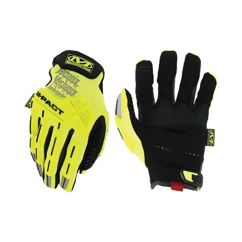 Mechanix Wear Safety M-Pact® Gloves, 2X-Large, Hi-Viz Yellow/Black - 1 per PR - SMP91012