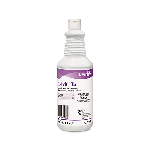 Oxivir Tb One-Step Disinfectant Cleaner, 32 Oz, Bottle, Bleach Scent - 12 per CA - CARPE32