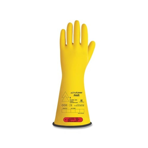 Activarmr Rig Electrical Insulating Gloves, 14 Inches L, Class 0, Size 11, Yellow And Black - 1 per PR - RIG014YBSC110