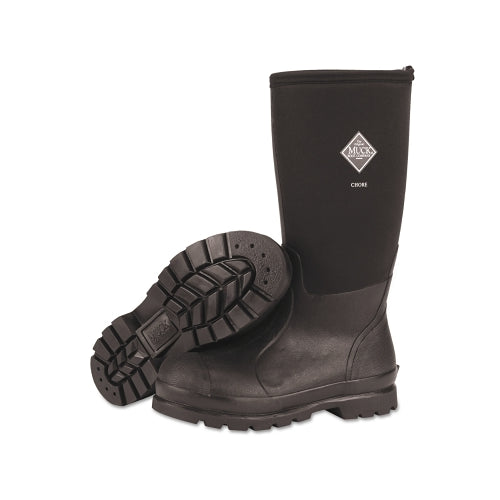 Muck Boots Chore Classic Work Boots, Size 9, 16 Inches H, Black - 4 per CA - CHH000ABL090