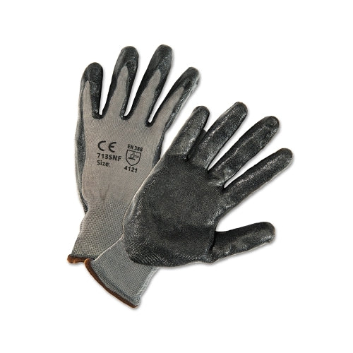 Pip Posigrip Foam Nitrile Palm-Coated Polyester Gloves, 2X-Large, Gray Shell - 144 per CA - 713SNFXXL