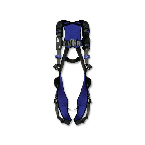Dbisala Exofit? X300 Comfort Vest Safety Harness, Back D-Ring, X-Large, Tongue/Auto-Locking Quick Connect, Gray - 1 per EA - 70804444746