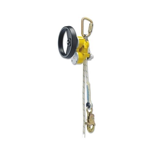 Dbisala Rollgliss? R550 Rescue And Descent Device, 100 Ft, Rescue Wheel And Case, Yellow - 1 per EA - 70007448288