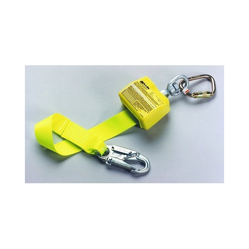 Honeywell Miller Retractable Webbing Lanyard, 10', Locking Snap, Harness & Anchorage Connection - 1 per EA - 8327Z710FTYL