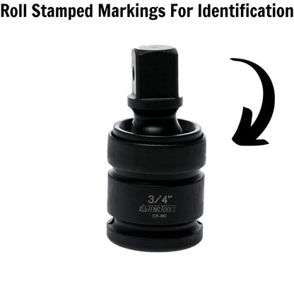 Teng Tools 940030-C Joint universel à impact en chrome-molybdène à entraînement 3/4"