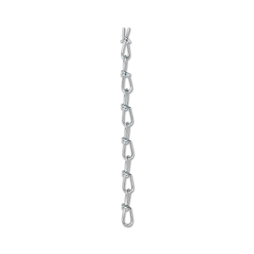 Peerless Twin Loop Chains, Size 2/0, 300 Ft, 255 Lb Limit, Bright Zinc - 250 per CTN - 7052035