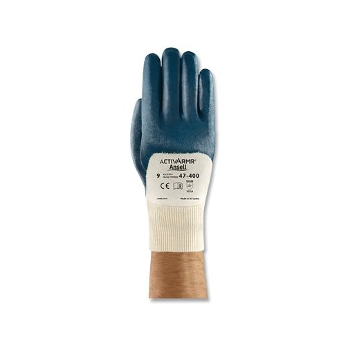 Activarmr 47-200 Nitrile-Coated Gloves, Size 8, Blue - 12 per DZ - 103452
