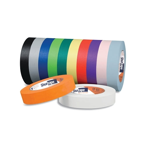 Shurtape Cp 631 General Purpose Colored Masking Tape, 0.70 Inches W X 60.1 Yd L X 4.5 Mil Thick, Red - 48 per CA - 178949