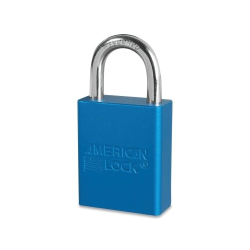 American Lock Anodized Aluminum Safety Padlock, 1/4 Inches Dia, 1 Inch ...