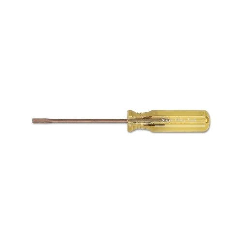 Ampco Safety Tools Cabinet-Tip Screwdrivers, 3/16 In, 11 5/8 Inches Overall L - 1 per EA - S55
