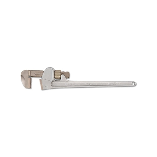 Ampco Safety Tools Aluminum End Pipe Wrenches, 90° Head Angle, Bronze Body Jaw, 36 In - 1 per EA - W215AL