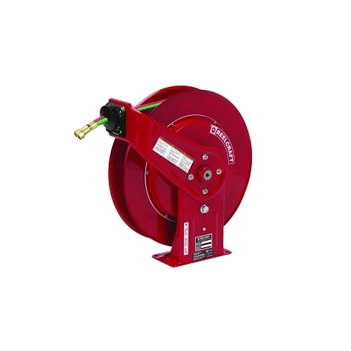 Reelcraft Gas-Welding T-Grade Hose Reel With Hose, 50 Ft, Retractable - 1 per EA - TW7450OLPT