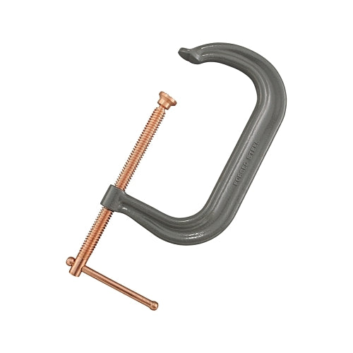 Anchor Brand Drop Forged C-Clamp, Sliding Pin Handle, 6-5/16 Inches Throat Depth, 12 Inches L - 1 per EA - 412C