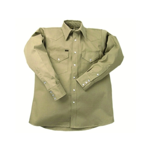 Lapco 950 Heavy-Weight Khaki Shirts, Cotton, 17 Long - 1 per EA - LS17L
